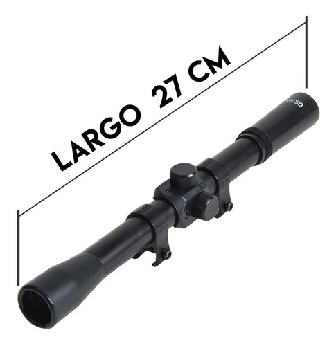 Imagen 4 de 10 de Mira Telescopica 4x20 Rifle Aire Comprimido 5.5 + Montajes