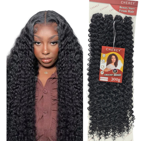 Aplique Cacheado Para Crochet Braids Idêntico Ao Humano