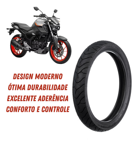 Pneu Metzeler 100/80-18 Me Street Tl 59p Traseiro Fazer 150