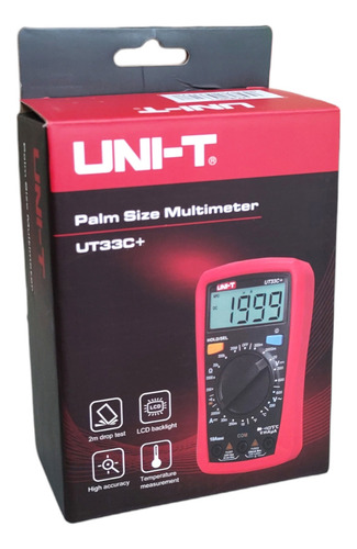 Tester- Multímetro Digital Lcd Ut33c+ Uni-t