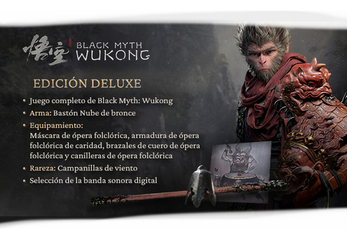Black Myth Wukong Ps5 Deluxe Edition + Thunder Ring Fisico