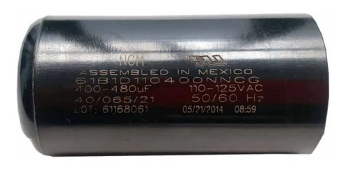 Capacitor 400/480 Mfd