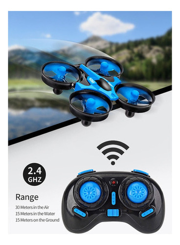 3 Em 1 Mini Rc Drone/barco/carro 4ch Kids Controle Remoto
