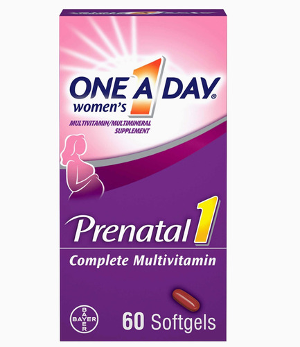 One A Day Prenatal  60 Cápsulas - Unidad a $2833