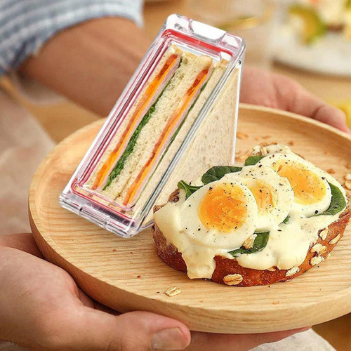 Envase Triangular Para Sándwich Caja De Embalaje Para Sándwi