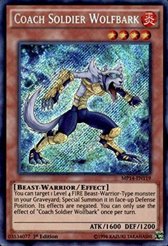 Yu-gi-oh! - El Entrenador Soldado Wolfbark (mp14-en119) - Me