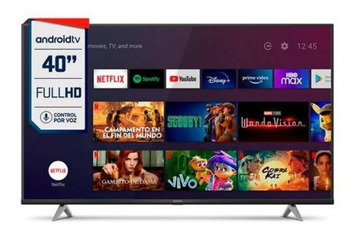 Imagen 5 de 5 de Smart Tv Led 40 Hitachi 40smart21 Full Hd Lh