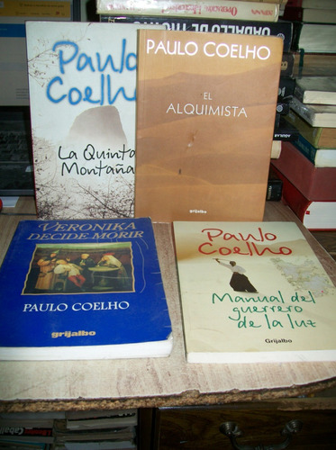 Pack De 4 Libros De Paulo Coelho  X $400