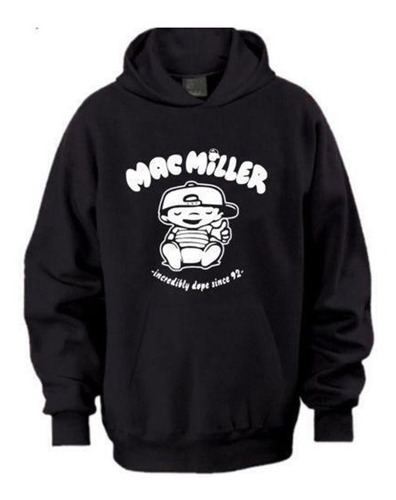 Sudadera Hoodie Mac Miller Monito Logo Personajes Unisex