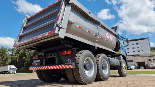 Imagem 3 de 15 de Mercedes-benz Axor 4144 Ano 2012 Caçamba Rossetti