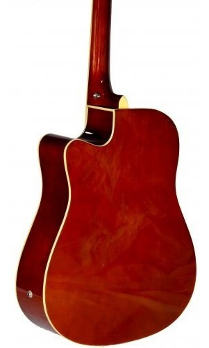 Imagem 3 de 4 de Violão Folk Eletroacústico Cutaway Jahnke Jvef002 Sunburst