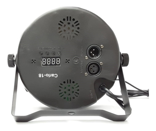Canhão Refletor 18w Leds Rgb Dmx Digital Strobo Iluminação