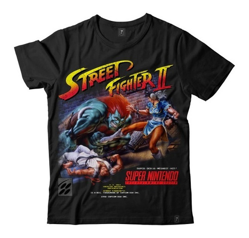 Remera Street Fighter Lucha Videojuegos Serigrafia Algodon
