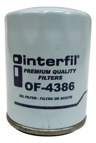 Filtro Aceite Interfil Faw F1 1.0l 2008 2009