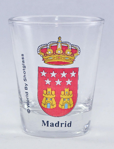 Madrid España Escudo Chupito