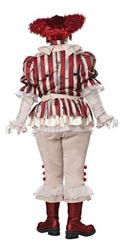 Disfraz De Payaso Sádico Talla Grande Para Mujer 2x