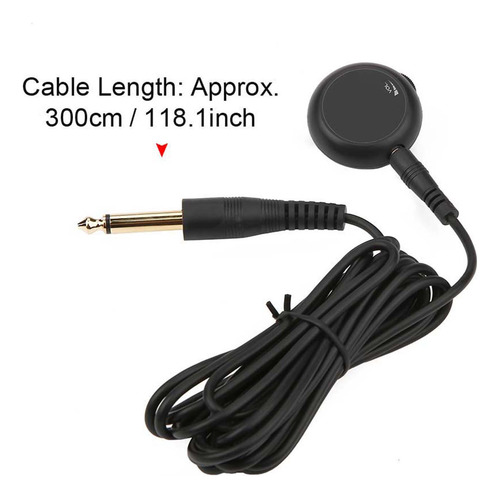 Mini Microfone De Contato Piezoelétrico Pickup Transducer Pa