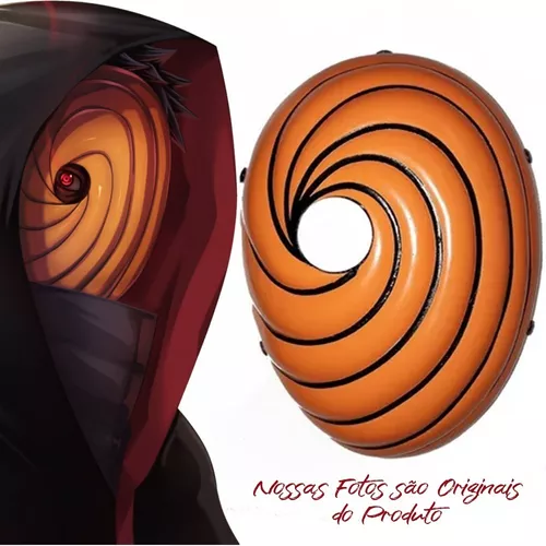 Akatsuki Tobi Obito Anime Naruto Máscara Em Fibra De Vidro