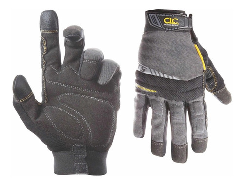 Guantes De Trabajo Con Agarre Flexible Talla Xl Gris Negro