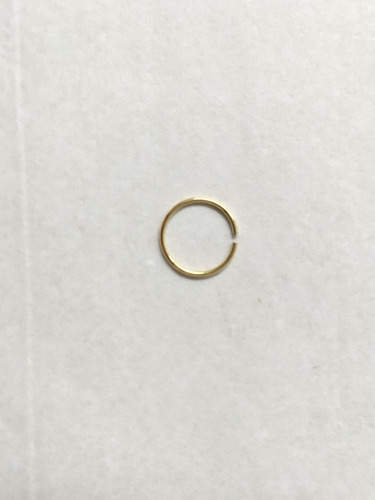 Aro Argollita Nariz/oreja Piercing Oro18kts 8mm Mejor Precio