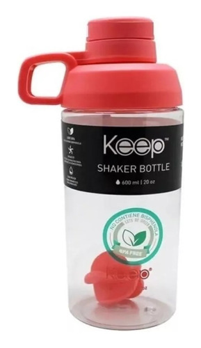 Botella Shaker 600ml Keep Con Mezclador