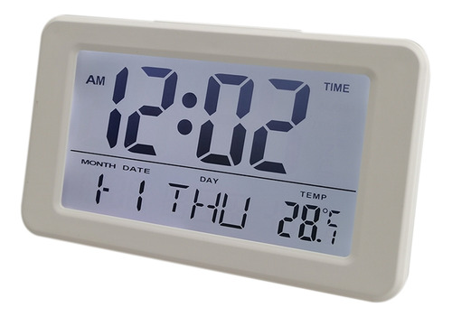 Reloj Despertador Digital Con Pantalla Lcd De Temperatura Y
