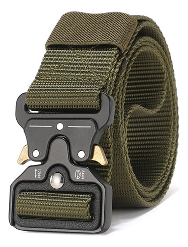 Cinturón De Lona Militar Táctico Para Hombre, 135 Cm De Larg