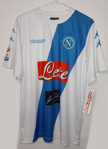 Jersey Napoli Visita Kappa Año 2016 2017 Talla Mediana