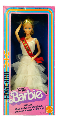 Barbie Dolls Of The World England Royal 1979 Edition