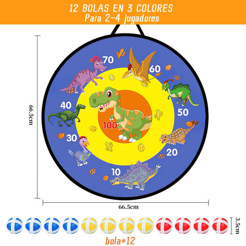 Juego De Dardos Para Niños, Tablero De Dardos De Bola