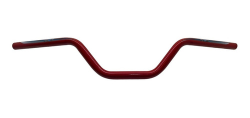 Imagem 1 de 4 de Guidão Cruiser Passeio 22.2mm Bicicleta Bike Vermelho
