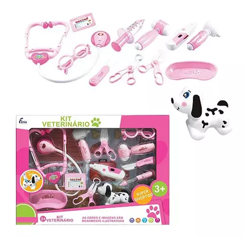 Kit Médico Veterinário Pet Shop Marie Rosita 9678 - Rosita - Brincadeiras  de Faz de Conta - Magazine Luiza