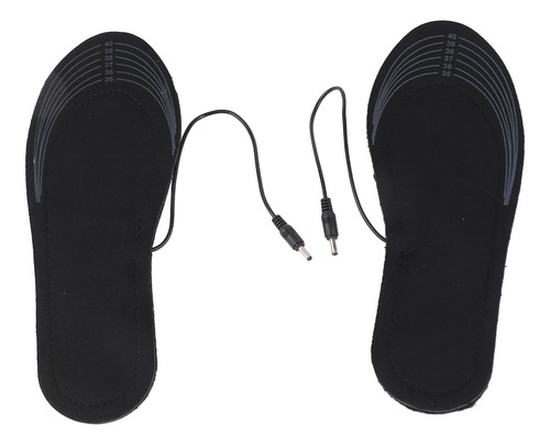 Plantillas Térmicas Usb, 1 Par, Transpirables, Absorbentes D