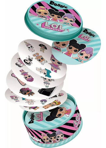 Dobble Game Spot It! Lol Surprice! Juego De Cartas Mesa