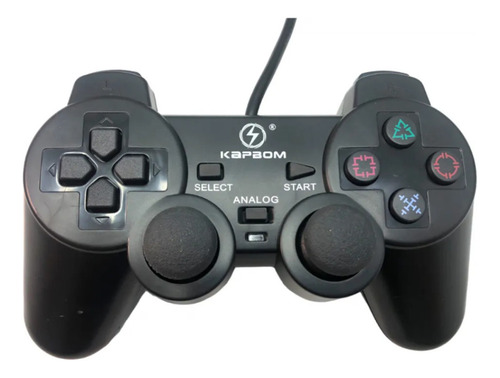 Controle Gamer Ps2 - Com Fio - 2 Metros Dualshock Analógico