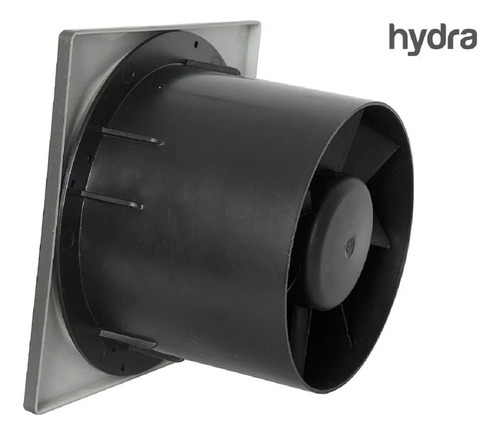 Extractor Para Baño 150mm 6 Pulgadas Color Grafito
