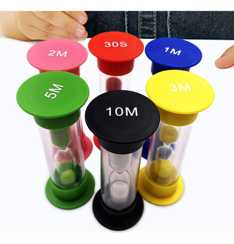 6 Peças 1min/2mins/3mins/5min/10mins/30s Temporizador De