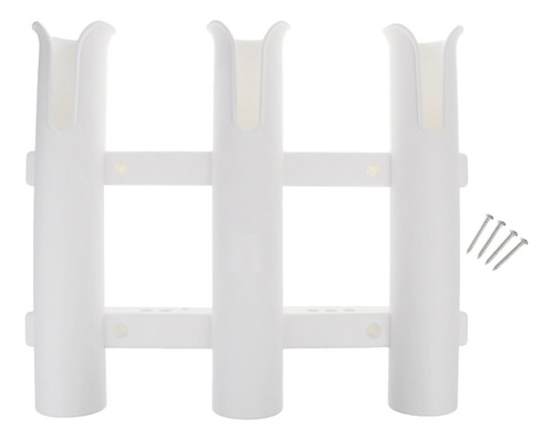 Kayak Boat Fishing 3 Rod Holder Tubo Soporte Blanco2 Blanco2