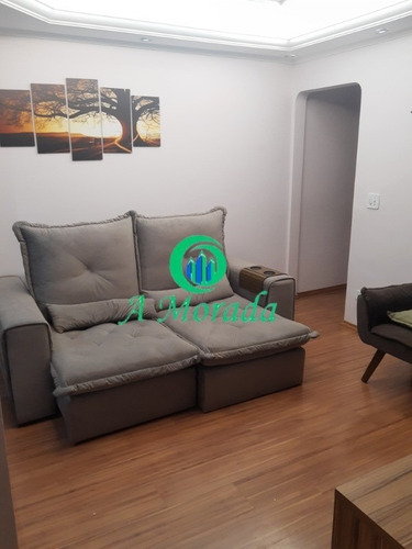 Imagem 2 de 19 de Lindo Apartamento Todo Planejado Em Condomínio Fechado! - Ap02751 - 68540369