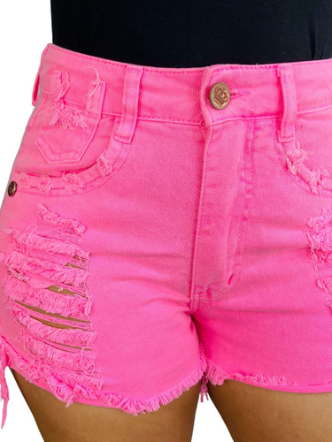 Shorts Curto Collor Pink Carmen 445