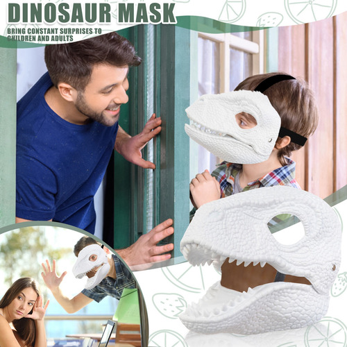 Máscara De Adereços Do Halloween Dinosaur Jurassic Play Worl