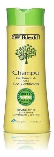 Shampoo Biferdil Con Extracto De Oliva Eco Certificado 300ml