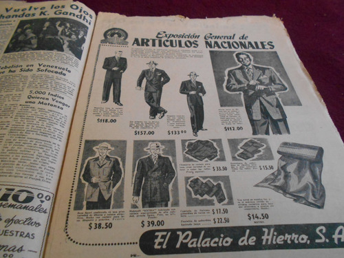 Periodico La Prensa Niños Heroes Chapultepec 1947 Cine (Usado)