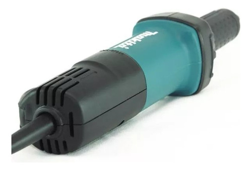 Esmerilhadeira reta Makita GD0600 azul-turquesa 400 W 127 V + acessório\n