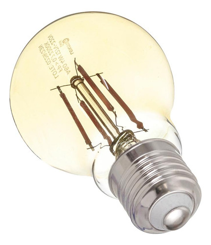 Lâmpada Led Filamento E27 Bulbo 4w 360lm Luz Amarela Bivolt