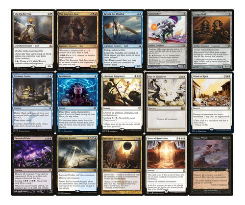 Baraja Commander Elite Wrath Control - Armada A Medida -