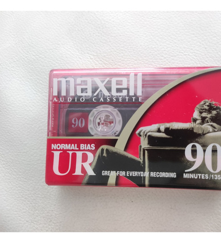 Cassette De Audio Marca Maxell Ur 90 Minutos