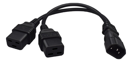 Iec320 C14 A Iec320 2x C19 Y Splitter Power C14 Macho A C19