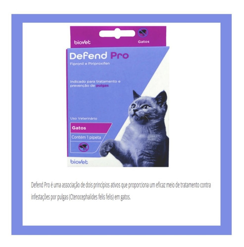 Kit 4 Defend Pro Gatos - Biovet