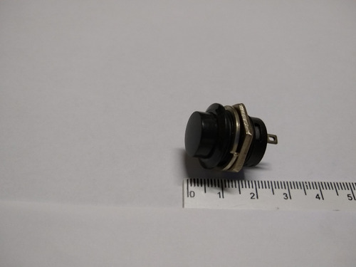 100 Peça - Chave Push Button Tipo Start - Bujão R13-507 Pt